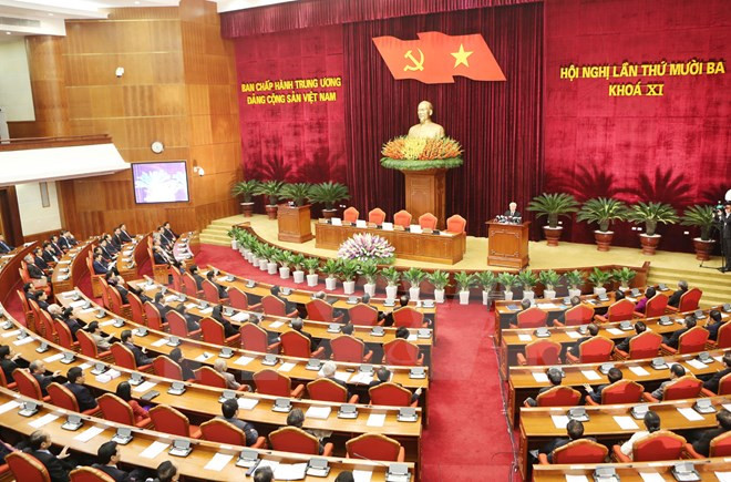越共十一届中央委员会第十三次会议最后一天的新闻公报 ảnh 1 越共十一届中央委员会第十三次会议最后一天的新闻公报 ảnh 1