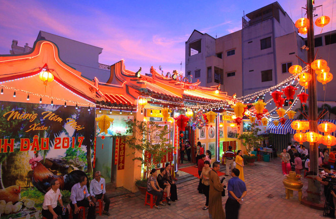 芹苴市协天宫被公认为国家级艺术建筑遗迹（组图） ảnh 2