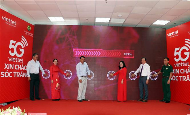 越南朔庄省开通 5G 网和启动智慧城市调控中心 ảnh 1  越南朔庄省开通 5G 网和启动智慧城市调控中心 ảnh 1