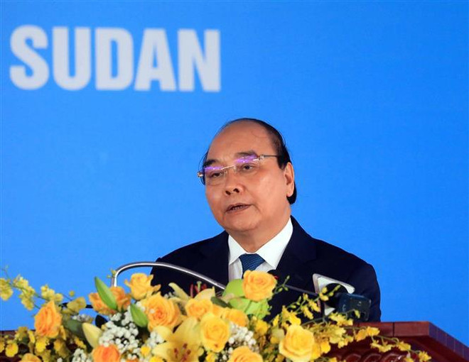 越南国家主席阮春福出席联合国维和部队出征仪式 ảnh 2 越南国家主席阮春福出席联合国维和部队出征仪式 ảnh 2