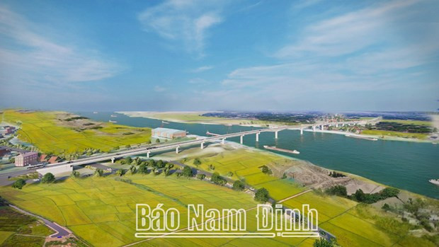 南定海洋经济发展干道开工建设 ảnh 1 南定海洋经济发展干道开工建设 ảnh 1
