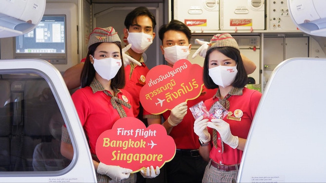 泰国越捷开通曼谷-新加坡航线 满足猛增的出行需求 ảnh 2 泰国越捷开通曼谷-新加坡航线 满足猛增的出行需求 ảnh 2