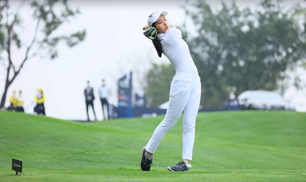 越南高尔夫球队进行第31届东运会赛前热身 ảnh 1