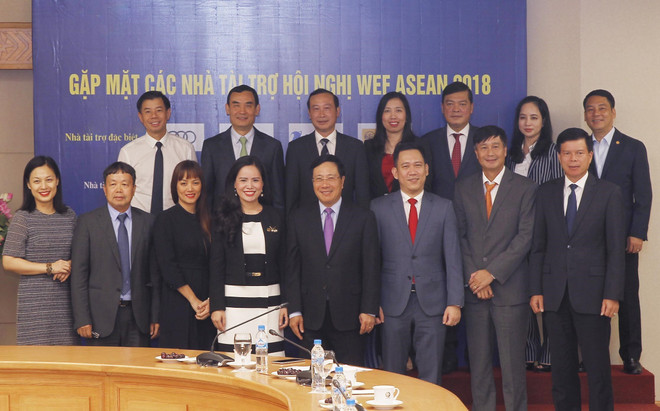 越南企业同政府携手举办2018年世界经济论坛东盟峰会 ảnh 1 越南企业同政府携手举办2018年世界经济论坛东盟峰会 ảnh 1