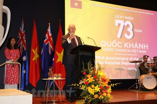 越南驻外大使馆纷纷举行九二国庆节庆祝活动 ảnh 3 越南驻外大使馆纷纷举行九二国庆节庆祝活动 ảnh 3