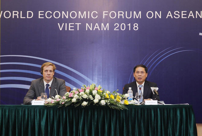 WEF ASEAN 2018:推广正在加快一体化进程的越南国度及改革创新的越南企业 ảnh 1 WEF ASEAN 2018:推广正在加快一体化进程的越南国度及改革创新的越南企业 ảnh 1