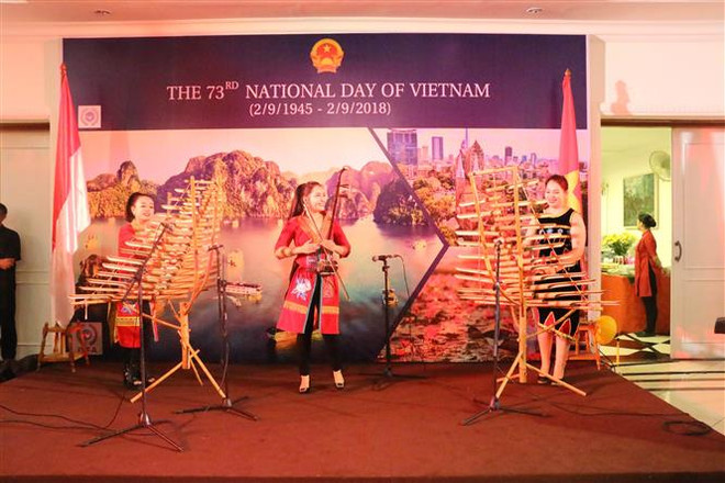 越南驻印度尼西亚大使馆举行国庆庆祝活动 ảnh 2