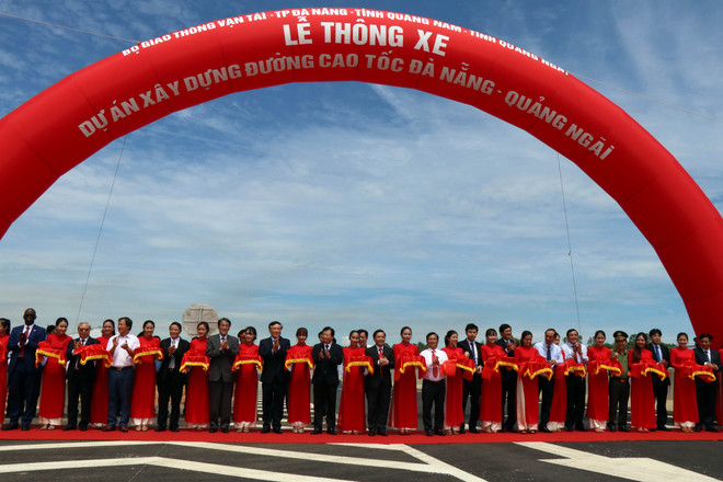 岘港至广义高速公路建成通车 全长130多公里 ảnh 1 岘港至广义高速公路建成通车 全长130多公里 ảnh 1