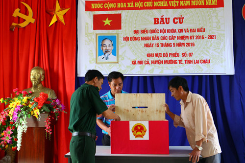 莱州省为边界选民参加提前投票做好准备 ảnh 1 莱州省为边界选民参加提前投票做好准备 ảnh 1