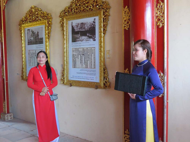 “在越南的世界文献遗产”展览会亮相顺化大内 ảnh 1