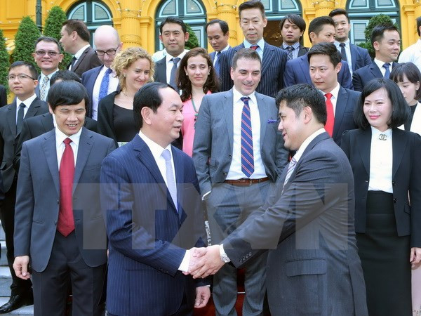 越南国家主席陈大光会见文莱王子阿都卡辉 ảnh 1 越南国家主席陈大光会见文莱王子阿都卡辉 ảnh 1