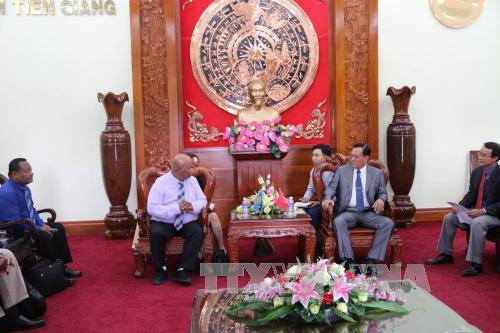 越南前江省与帕劳共和国签署水产领域合作协议 ảnh 3