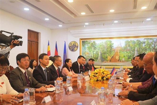 柬埔寨领导高度评价胡志明市的发展水平 ảnh 2 柬埔寨领导高度评价胡志明市的发展水平 ảnh 2