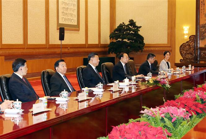 越南国会主席阮氏金银会见中共中央总书记、国家主席习近平 ảnh 2 越南国会主席阮氏金银会见中共中央总书记、国家主席习近平 ảnh 2