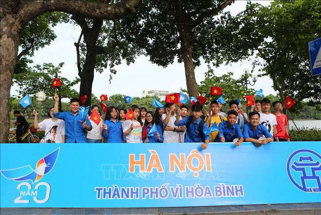 河内市荣获“和平城市”称号20周年庆祝活动精彩纷呈 ảnh 2 河内市荣获“和平城市”称号20周年庆祝活动精彩纷呈 ảnh 2