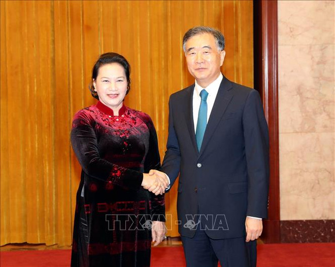 越南国会主席阮氏金银会见中国全国政协主席汪洋 ảnh 1 越南国会主席阮氏金银会见中国全国政协主席汪洋 ảnh 1
