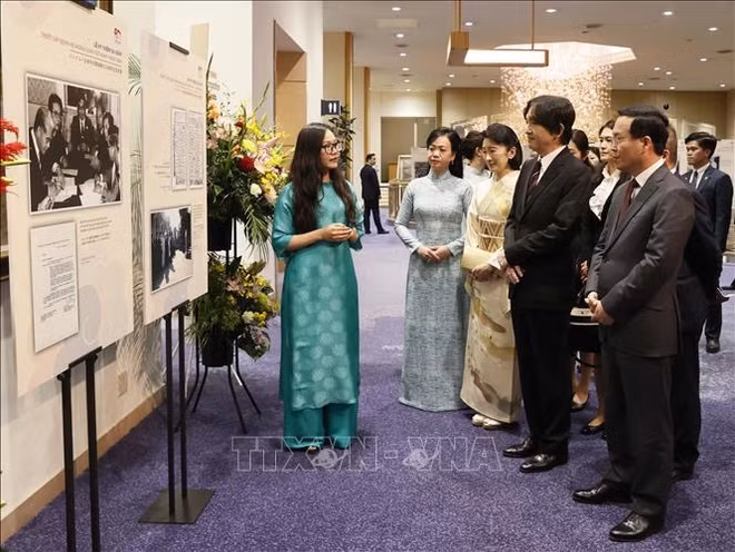 越南国家主席武文赏出席越日建交50周年庆典 ảnh 2