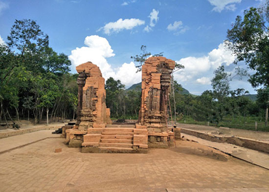 美山世界文化遗产群K塔修缮工程基本完成 ảnh 1