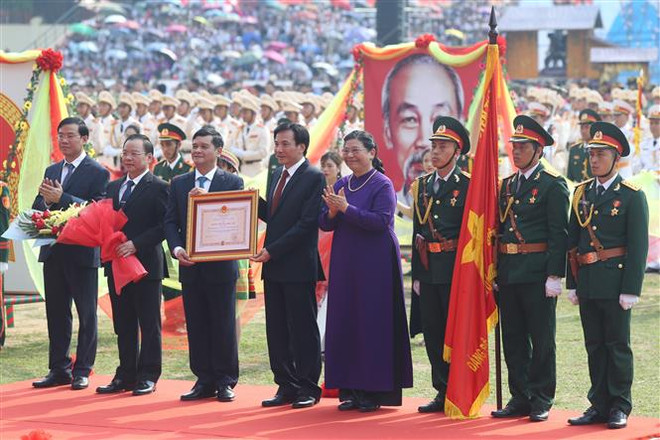 奠边省隆重举行奠边府大捷65周年庆典 ảnh 1 奠边省隆重举行奠边府大捷65周年庆典 ảnh 1