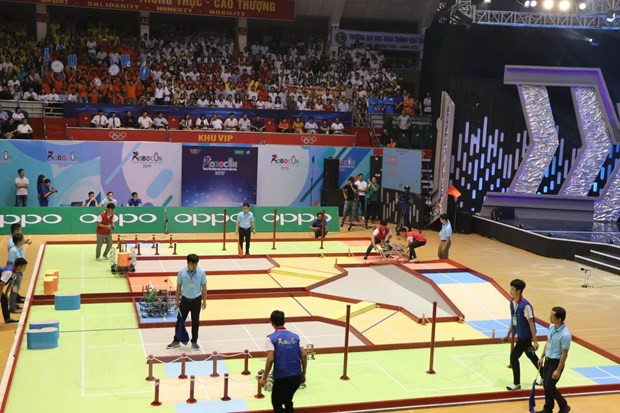 2019年越南机器人大赛正式开赛 ảnh 1 2019年越南机器人大赛正式开赛 ảnh 1