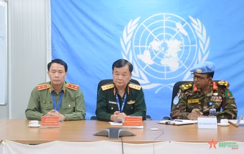 联合国高度评价在UNISFA的越南维和部队 ảnh 1
