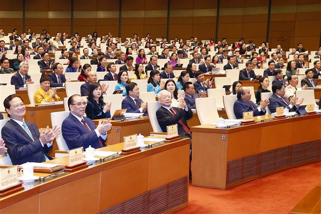 越南第十五届国会第四次会议在河内隆重举行 ảnh 2