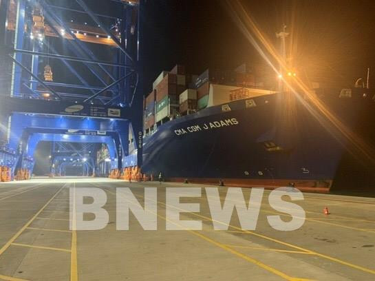 大年初一越南港口迎来两艘大型外轮 ảnh 1 大年初一越南港口迎来两艘大型外轮 ảnh 1