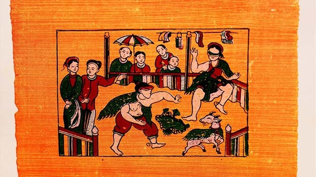 越南民间画引起法国学者的喜爱 ảnh 1 越南民间画引起法国学者的喜爱 ảnh 1