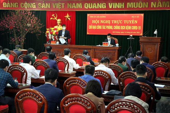 越南卫生部长:海阳省需考虑在更大的范围内采取政府总理第16号指示 ảnh 2 越南卫生部长:海阳省需考虑在更大的范围内采取政府总理第16号指示 ảnh 2