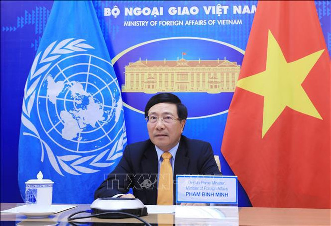 范平明出席联合国安理会新冠疫苗问题部长级公开会 ảnh 1 范平明出席联合国安理会新冠疫苗问题部长级公开会 ảnh 1