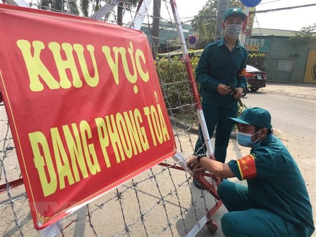 新冠肺炎疫情：自2月10日起兴安省对安美、快州两县采取社交距离措施 ảnh 1