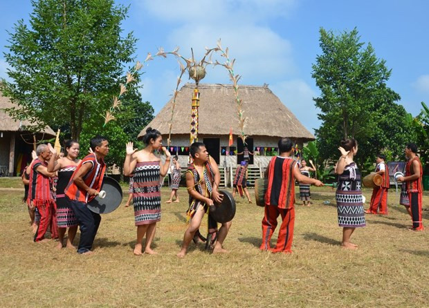 越南民族文化旅游村举办多项活动庆祝6·28越南家庭日 ảnh 1