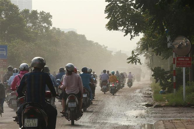 河内环境保护分局:空气质量差主要由粉尘污染造成 ảnh 1 河内环境保护分局:空气质量差主要由粉尘污染造成 ảnh 1