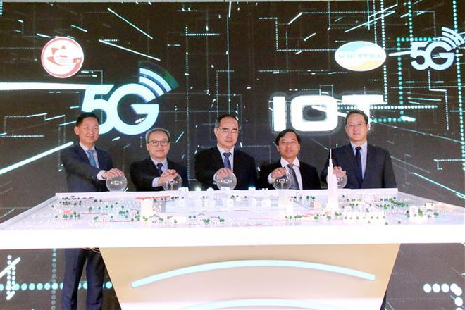 Viettel在胡志明市开展第五代移动通信网络 ảnh 1 Viettel在胡志明市开展第五代移动通信网络 ảnh 1