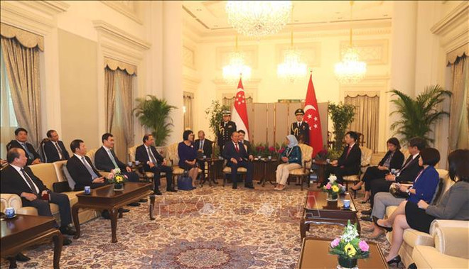 越南政府常务副总理张和平对新加坡进行正式访问 ảnh 1 越南政府常务副总理张和平对新加坡进行正式访问 ảnh 1