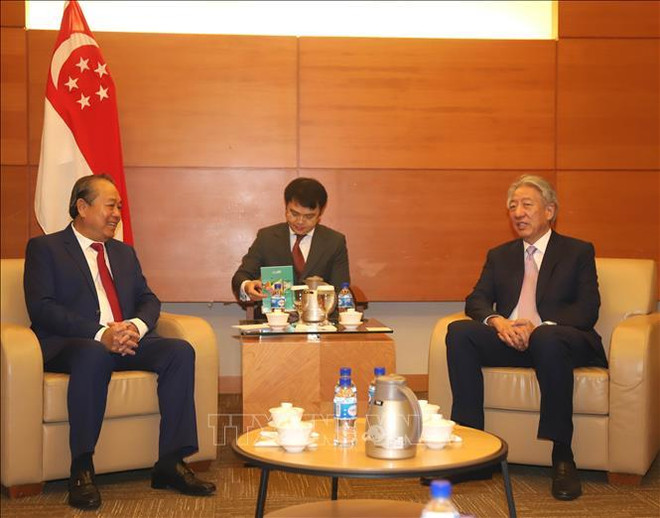 越南政府常务副总理张和平对新加坡进行正式访问 ảnh 3 越南政府常务副总理张和平对新加坡进行正式访问 ảnh 3