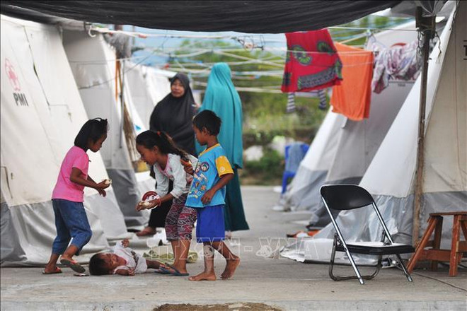 印尼帕卢地震海啸后一年 近6万人仍住在临时住所 ảnh 2 印尼帕卢地震海啸后一年 近6万人仍住在临时住所 ảnh 2