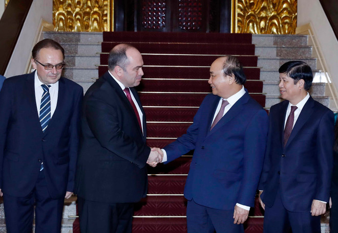 阮春福总理会见白俄罗斯副总理利亚申科 ảnh 1 阮春福总理会见白俄罗斯副总理利亚申科 ảnh 1
