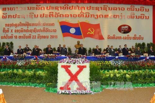 老挝人民革命党第十次全国代表大会隆重开幕 ảnh 2