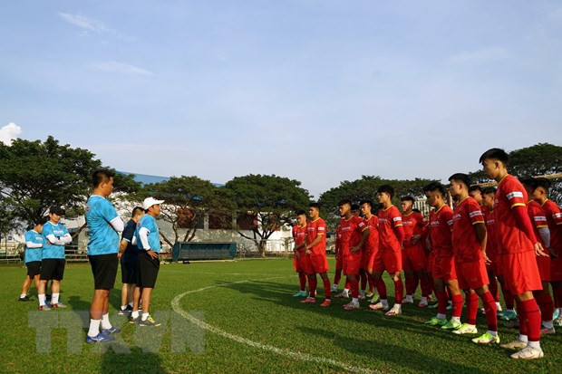 2022年东南亚U23足球锦标赛:越南U23密切关注球员健康状况 ảnh 1 2022年东南亚U23足球锦标赛:越南U23密切关注球员健康状况 ảnh 1