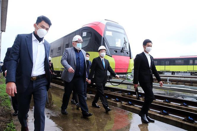 河内市确保城铁三号线呠——河内站路段项目的进度 ảnh 1 河内市确保城铁三号线呠——河内站路段项目的进度 ảnh 1
