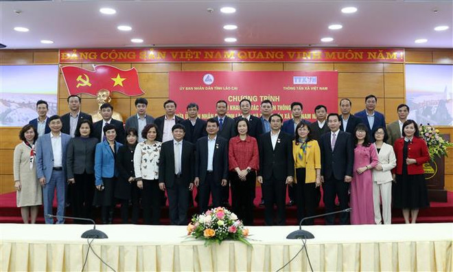 越通社与老街省加强新闻宣传合作 ảnh 1 越通社与老街省加强新闻宣传合作 ảnh 1