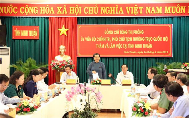 国会副主席丛氏放莅临宁顺省调研 ảnh 1 国会副主席丛氏放莅临宁顺省调研 ảnh 1