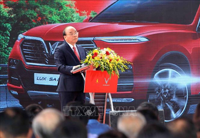 阮春福总理：希望VinFast的产品带有越南烙印和特色 ảnh 3