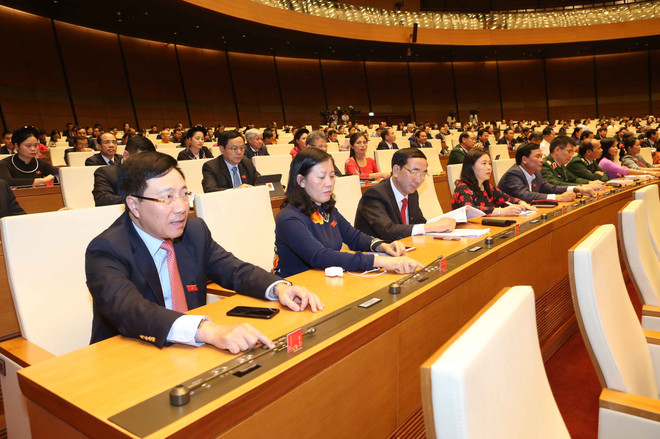 越南第十四届国会第七次会议：国会表决通过两项重要决议 ảnh 1