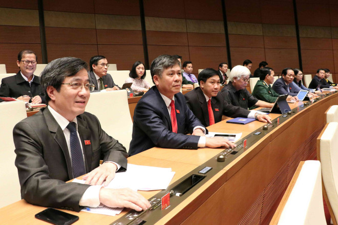 越南国会表决通过第七次会议专题询问活动的决议 ảnh 1 越南国会表决通过第七次会议专题询问活动的决议 ảnh 1