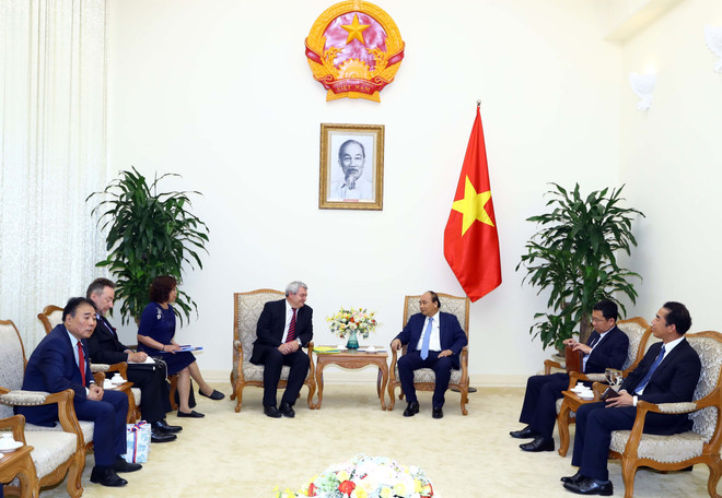 越南政府总理阮春福会见捷克众议院副议长菲利普 ảnh 2 越南政府总理阮春福会见捷克众议院副议长菲利普 ảnh 2