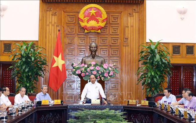 政府总理与承天顺化省领导举行工作座谈会 ảnh 1 政府总理与承天顺化省领导举行工作座谈会 ảnh 1