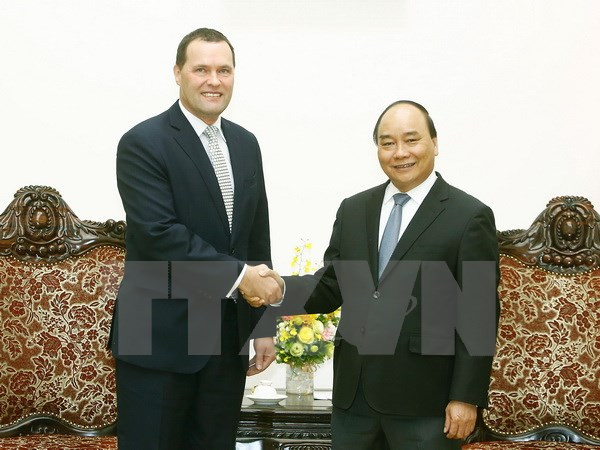 越南政府总理阮春福会见捷克驻越南特命全权大使 ảnh 1