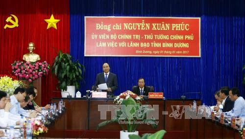 阮春福总理:平阳省应致力成为创新创意聚集地 ảnh 1 阮春福总理:平阳省应致力成为创新创意聚集地 ảnh 1